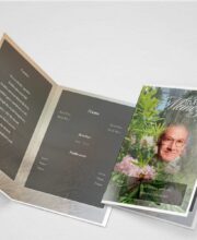 Creeper Funeral Program Template