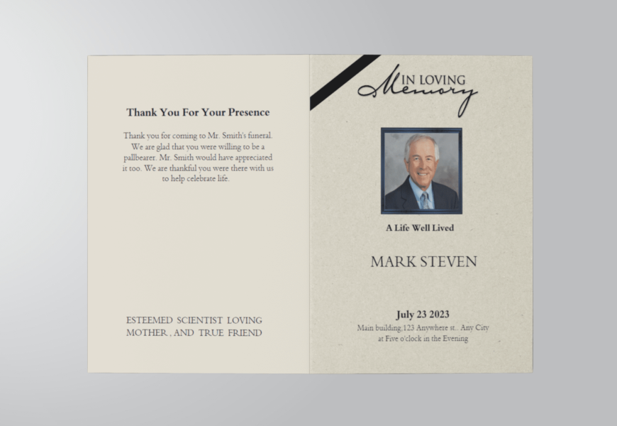 Free Funeral Pamphlets