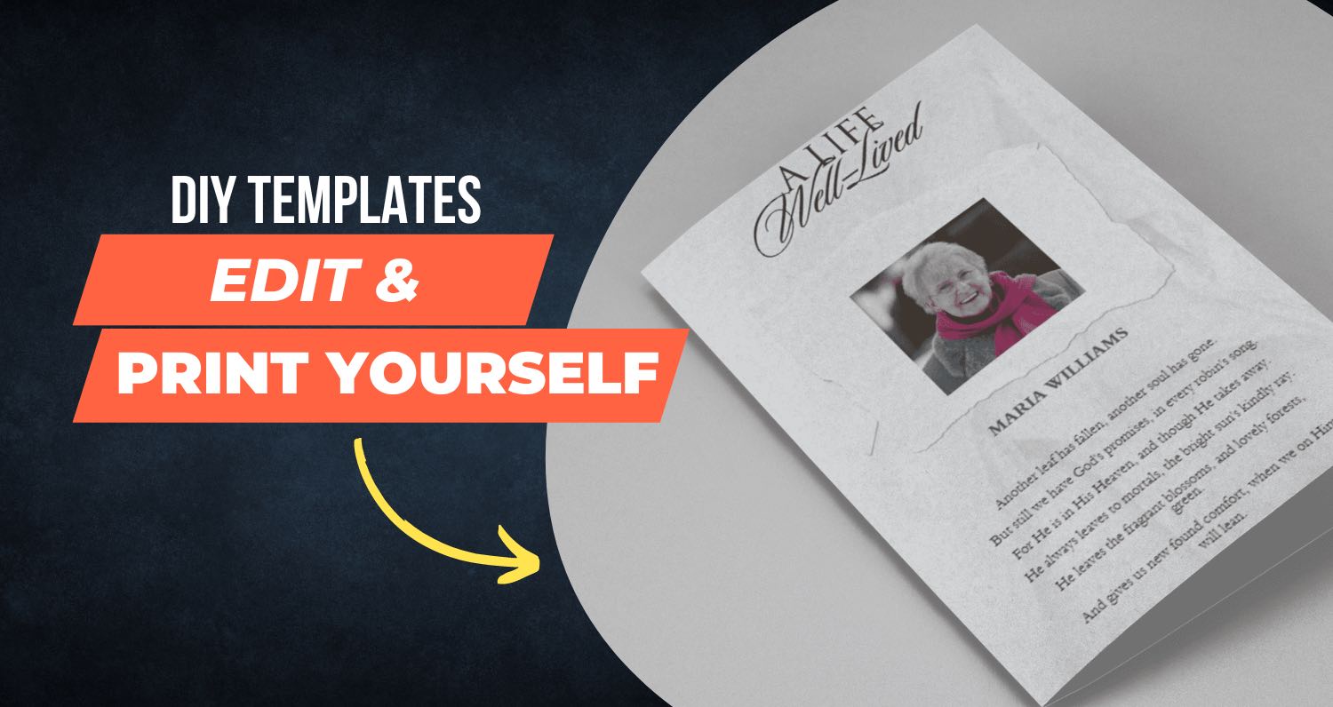Funeral Pamphlets Self Printable Funeral Handouts
